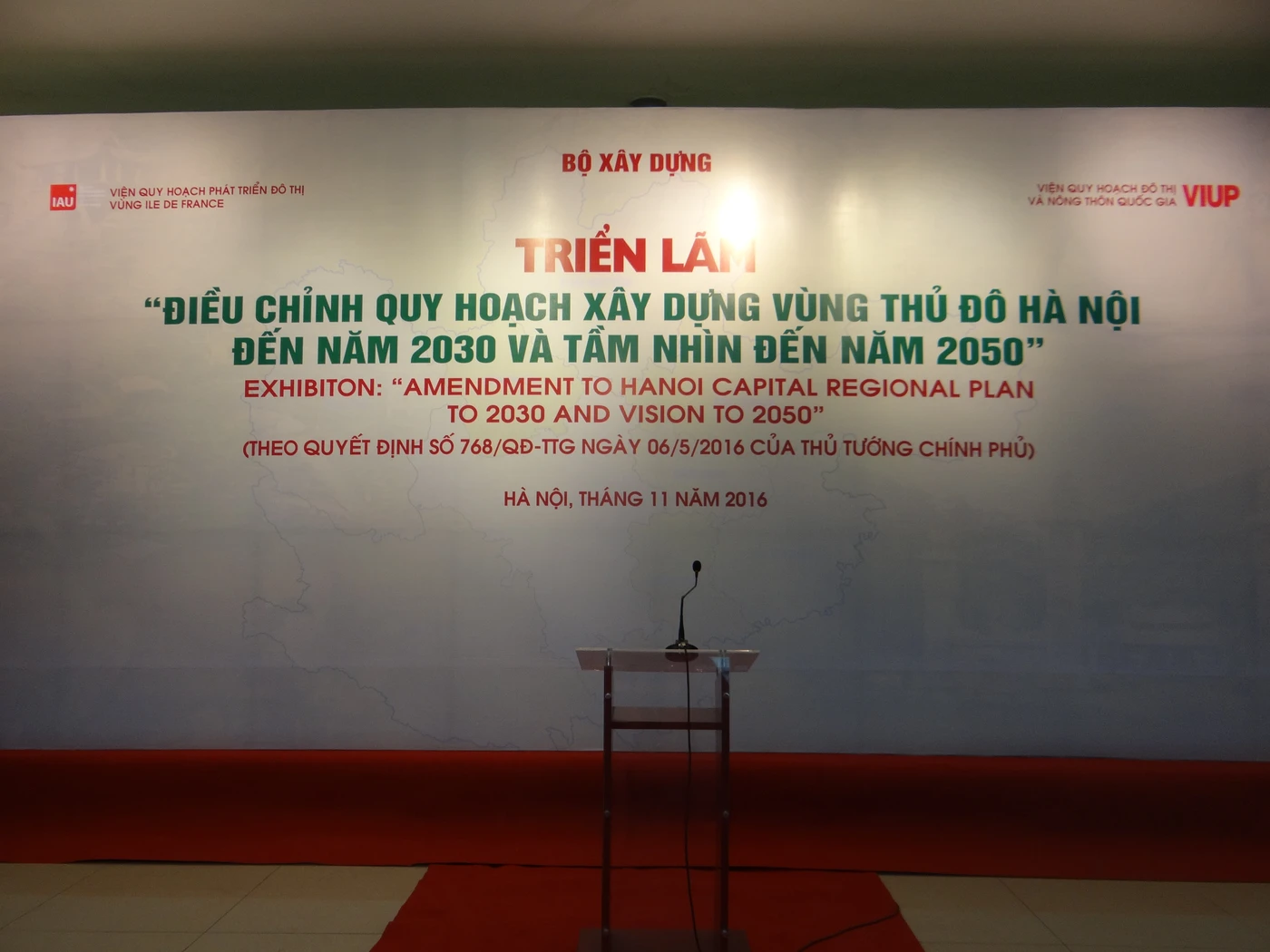 TRIỂN LÃM - "ĐIỀU CHỈNH QUY HOẠCH XÂY DỰNG VÙNG THỦ ĐÔ HÀ NỘI ĐẾN NĂM 2030 VÀ TẦM NHÌN ĐẾN NĂM 2050"