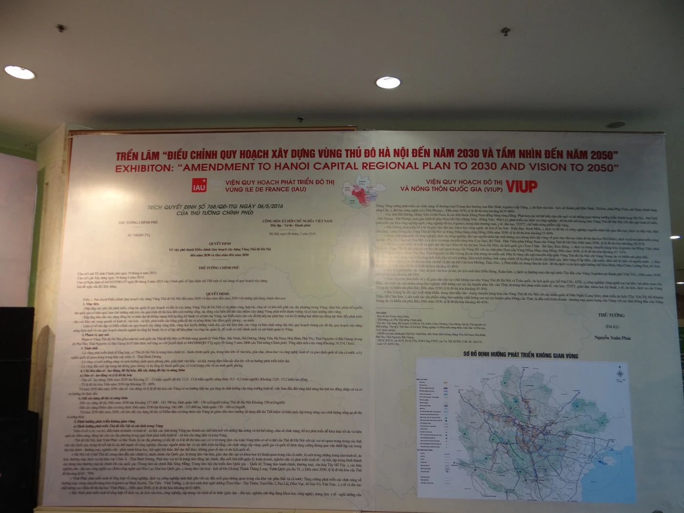 TRIỂN LÃM - "ĐIỀU CHỈNH QUY HOẠCH XÂY DỰNG VÙNG THỦ ĐÔ HÀ NỘI ĐẾN NĂM 2030 VÀ TẦM NHÌN ĐẾN NĂM 2050"
