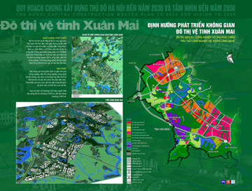 Pano 7: Định hướng phát triển không gian đô thị vệ tinh Xuân Mai 