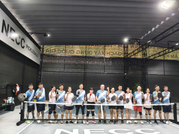 Sôi nổi giao lưu Pickleball hướng tới kỷ niệm 16 năm thành lập Cung Triển lãm