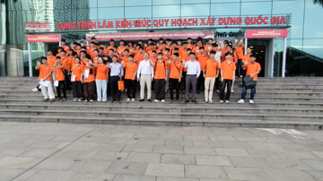SINH VIÊN TRƯỜNG ĐẠI HỌC ĐẠI NAM THAM QUAN, HỌC TẬP THỰC TẾ TẠI CUNG TRIỂN LÃM KIẾN TRÚC QUY HOẠCH XÂY DỰNG QUỐC GIA