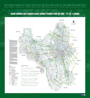 Pano 3: Định hướng quy hoạch giao thông thành phố Hà Nội