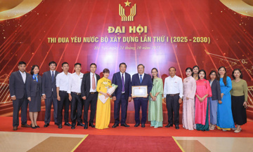 CUNG TRIỂN LÃM KIẾN TRÚC, QUY HOẠCH XÂY DỰNG QUỐC GIA VINH DỰ NHẬN BẰNG KHEN CỦA BỘ TRƯỞNG TẠI ĐẠI HỘI THI ĐUA YÊU NƯỚC BỘ XÂY DỰNG LẦN THỨ I (2025 – 2030)