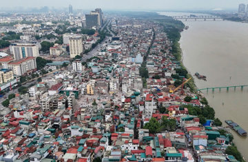 Hà Nội dự kiến quy hoạch lại toàn bộ khu dân cư ngoài đê sông Hồng