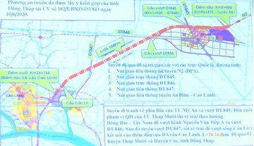 DỰ KIẾN KHỞI CÔNG CAO TỐC MỸ AN - CAO LÃNH (ĐỒNG THÁP) VÀO CUỐI NĂM 2024