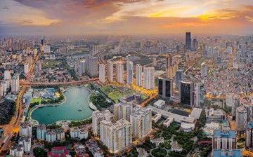 Bản đồ điều chỉnh quy hoạch chung Thủ đô Hà Nội đến năm 2045, tầm nhìn đến năm 2065 (bản dự thảo) 