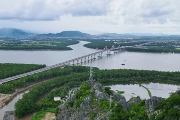 Thông xe cầu Bến Rừng nối Hải Phòng và Quảng Ninh