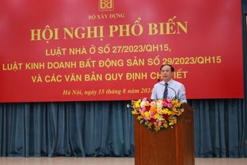 Hội nghị Phổ biến Luật Nhà ở, Luật Kinh doanh bất động sản và các văn bản quy định chi tiết