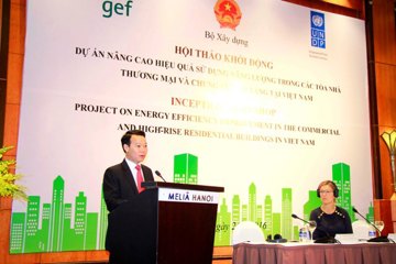 Hội thảo khởi động Dự án “Nâng cao hiệu quả sử dụng năng lượng trong các tòa nhà thương mại và chung cư cao tầng ở Việt Nam”