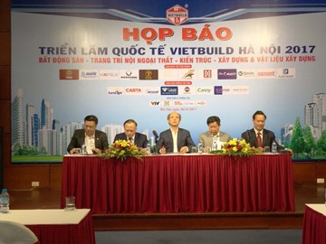 Họp báo giới thiệu Triển lãm Quốc tế Xây dựng VIETBUILD Hà Nội  2017 lần thứ 3