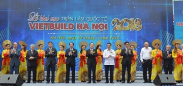 Khai mạc Triển lãm Quốc tế Xây dựng VIETBUILD Hà Nội 2018 lần thứ nhất