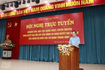 Đảng viên VIUP tham dự hội nghị trực tuyến nghiên cứu, học tập, quán triệt Nghị quyết Đại hội XIII của Đảng và Nghị quyết Đại hội XIII của Đảng bộ Khối các cơ quan Trung ương