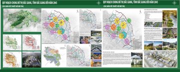 Quy hoạch chung xây dựng thành phố Bắc Giang đến năm 2035, tầm nhìn 2050 (tỷ lệ 1/10.000)