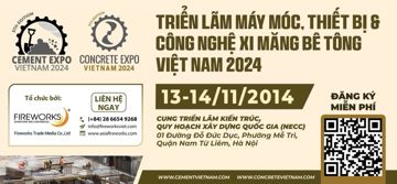 [SẮP DIỄN RA] Triển lãm Máy móc, Thiết bị và Công nghệ Xi măng - Bê tông Việt Nam 2024 (Cement & Concrete Vietnam Expo 2024)